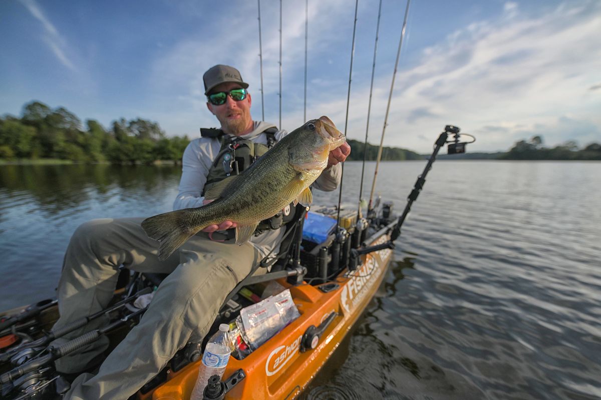 Man holding a big fish