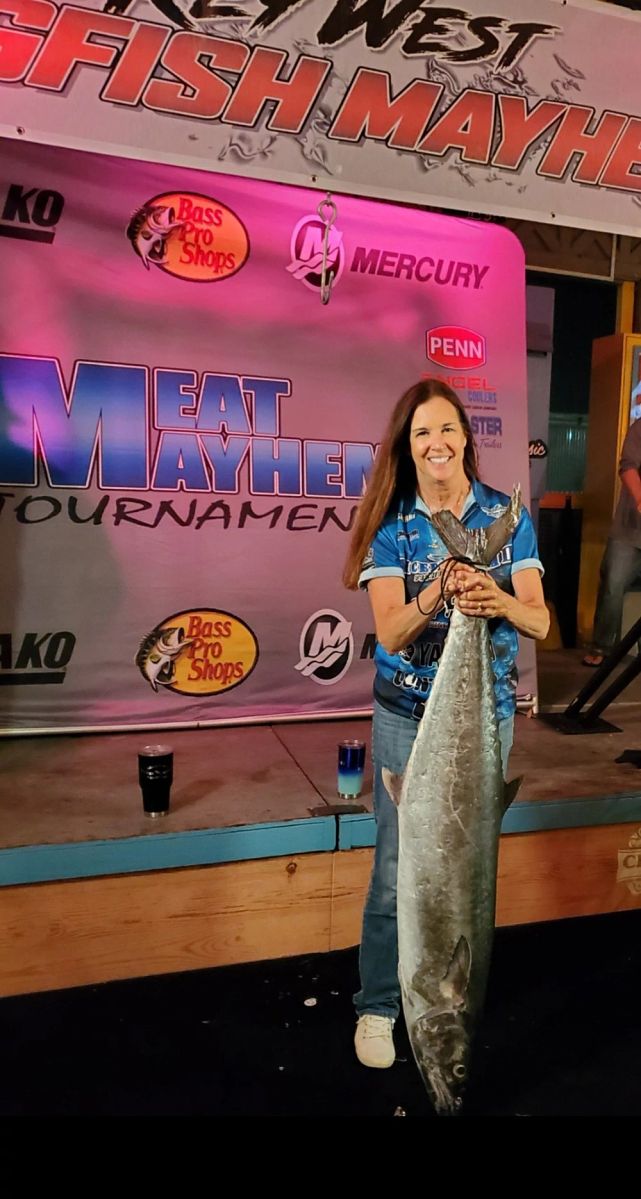 Sherri holding a big fish